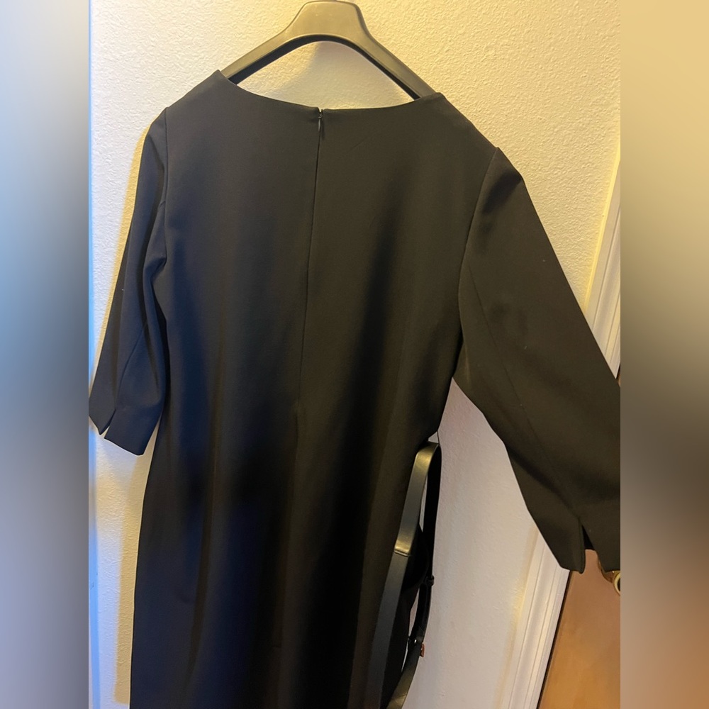 MM Lafleur Classic Black Long Sleeve Dress - Picture 3 of 4